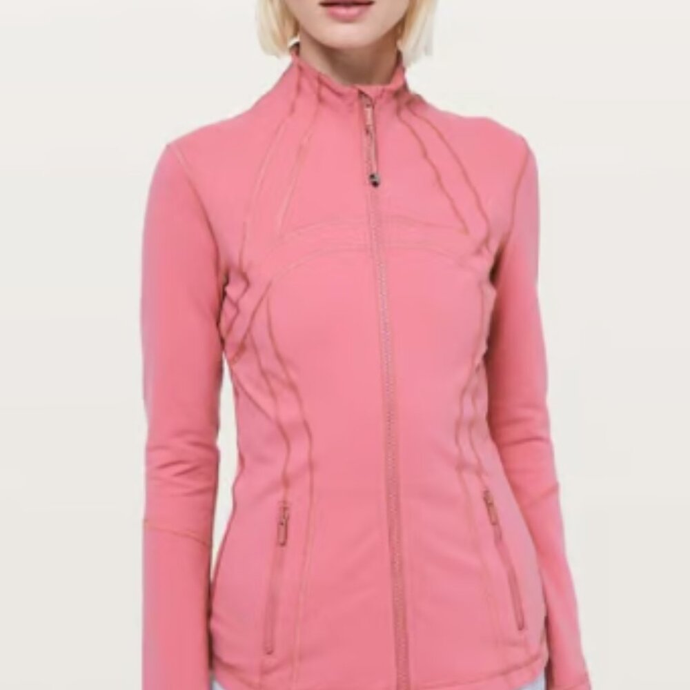 NWT Lululemon Define Jacket Size 6 Cherry Tint color - Picture 2 of 7